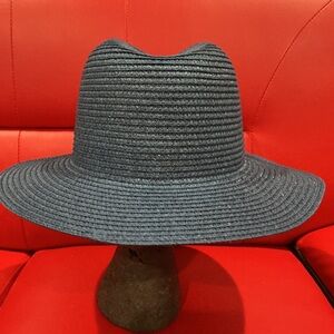 Stylish Blue Fedora Hat